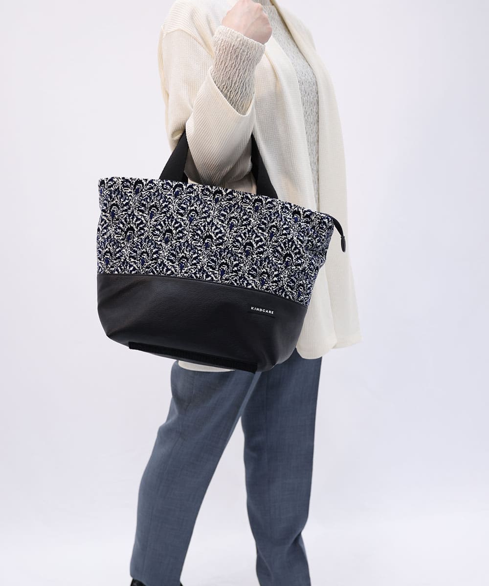 Chenille Tote Cart (Black)