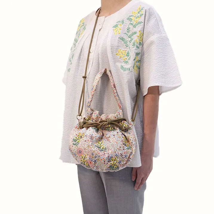 Liberty Print Embroidered Bag