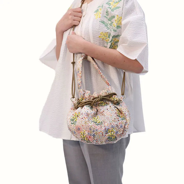 Liberty Print Embroidered Bag