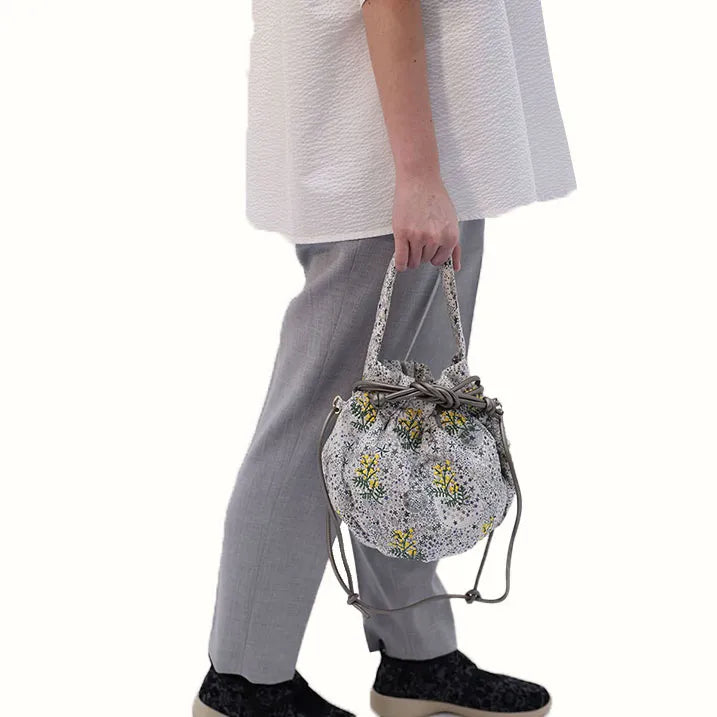 Liberty Print Embroidered Bag