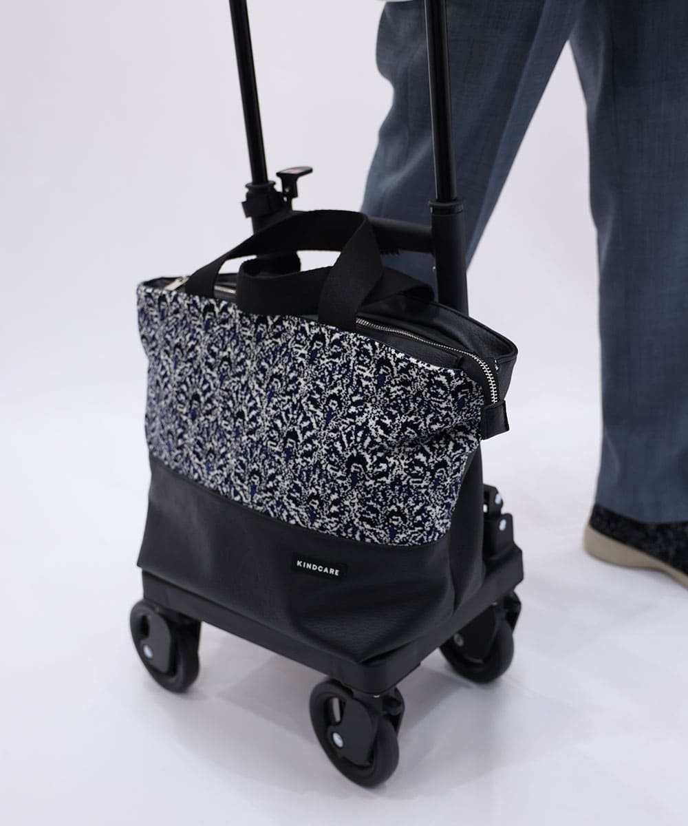 Chenille Tote Cart (Black)