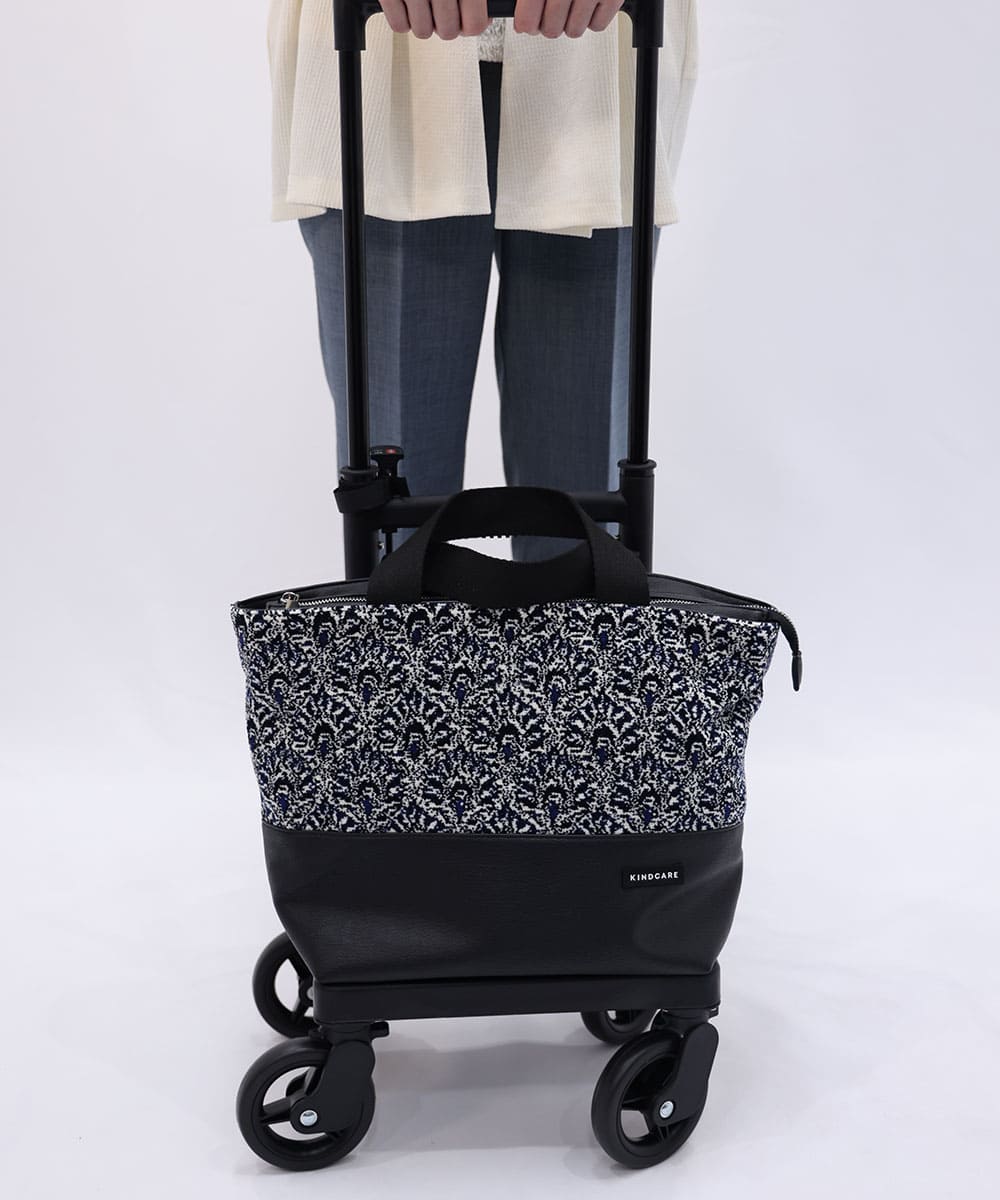 Chenille Tote Cart (Black)