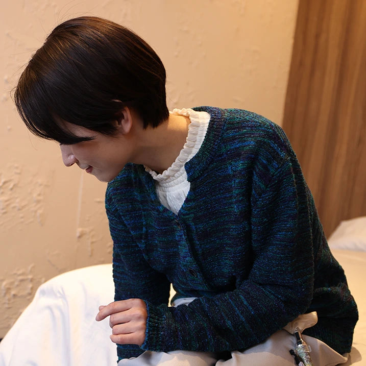 [Slimming effect ◎] Cable jacquard pullover