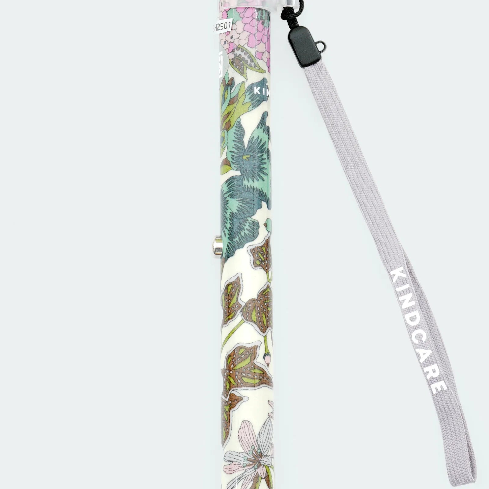 【超軽量の160g・伸縮・上柄】カーボン伸縮ステッキ リバティプリント Edna