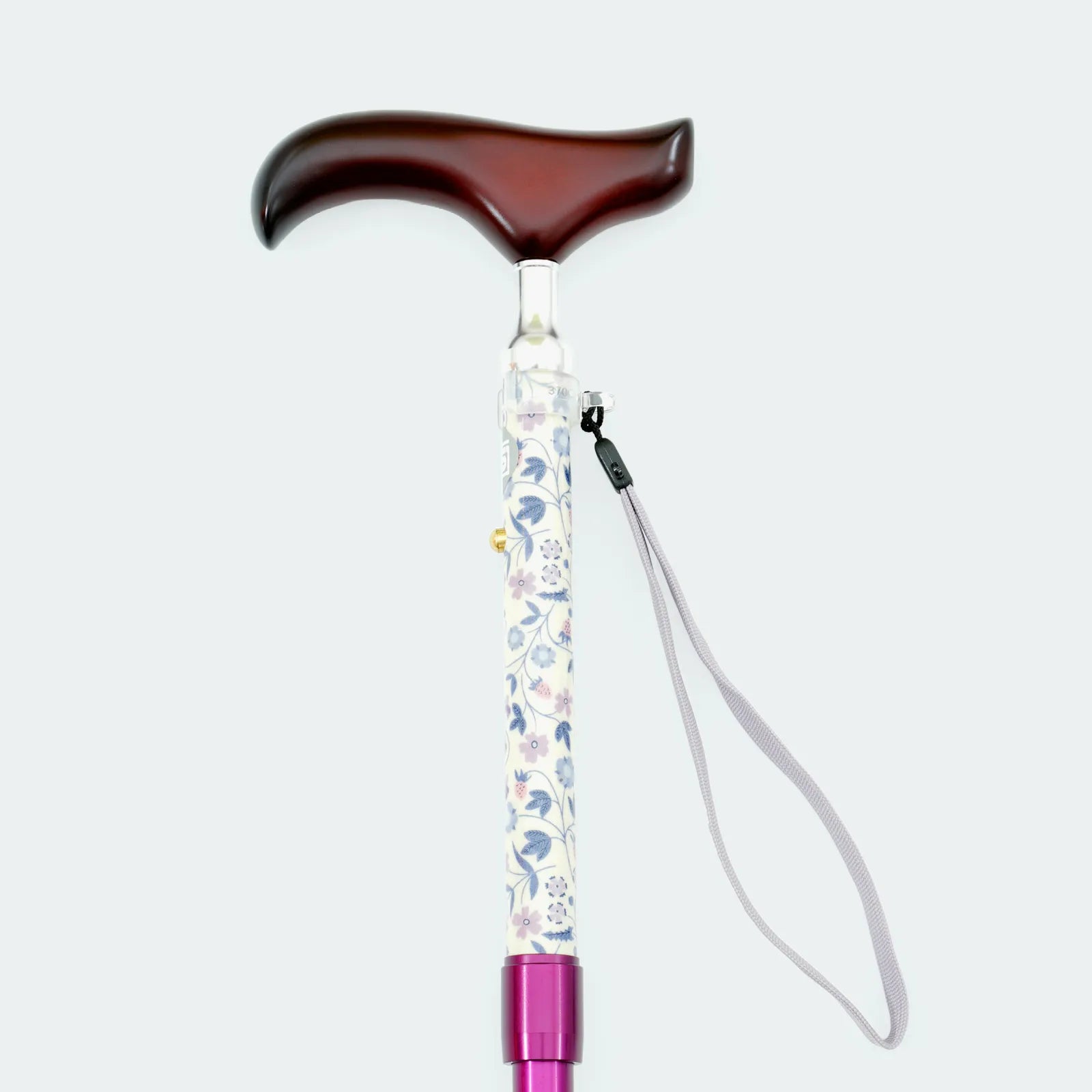 【伸縮＆折りたたみ・上柄】SLT折りたたみステッキ リバティプリント Little Mirabelle