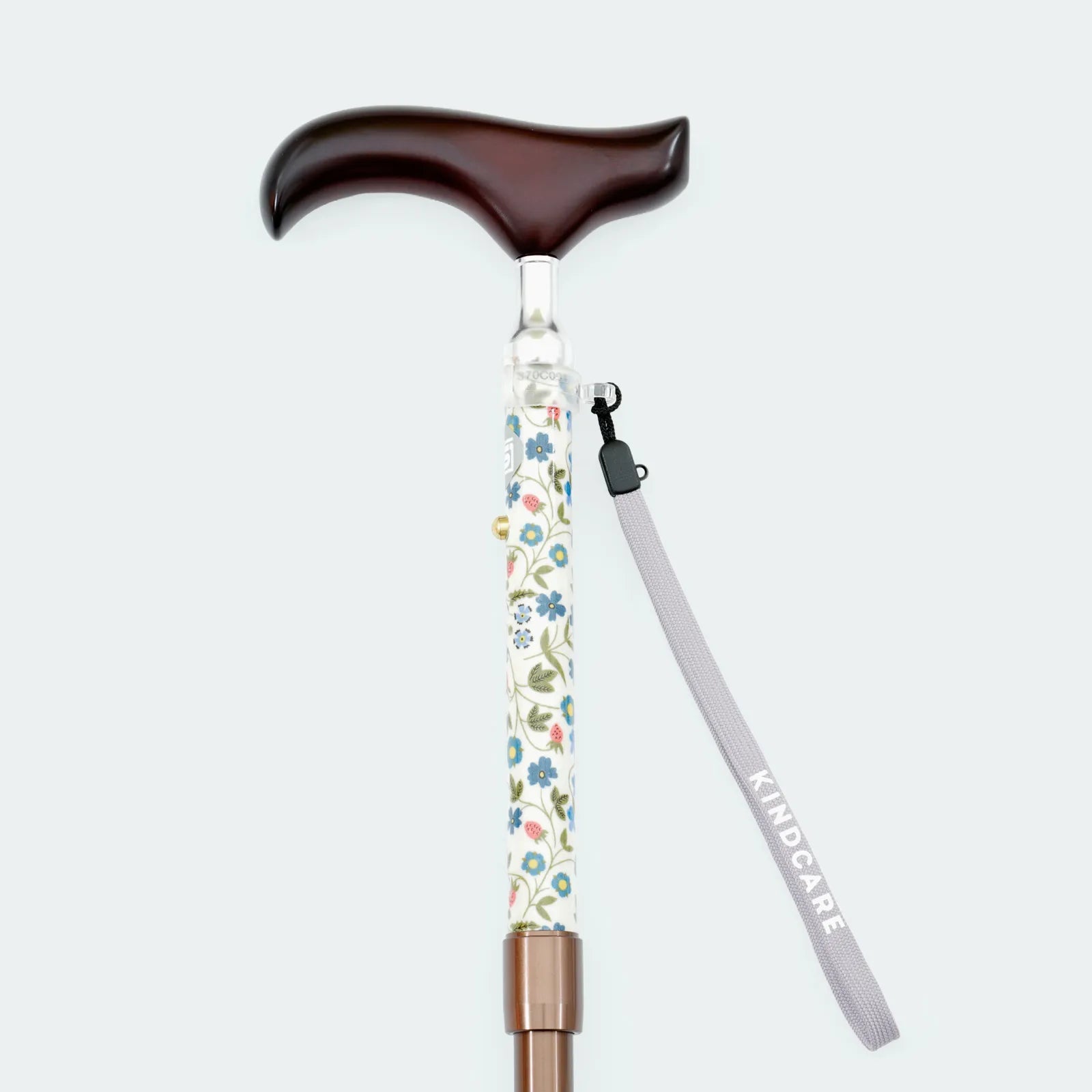 【伸縮＆折りたたみ・上柄】SLT折りたたみステッキ リバティプリント Little Mirabelle