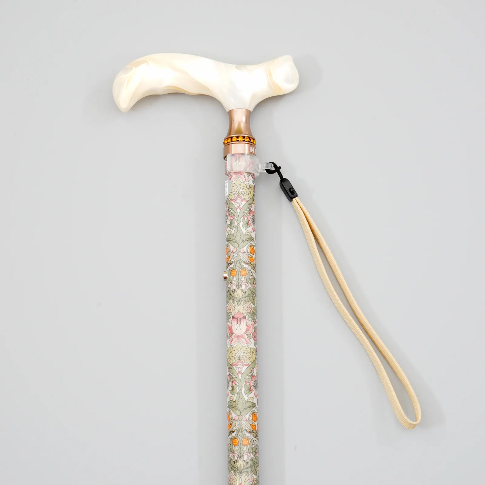 【伸縮・総柄】リバティプリント 伸縮ステッキ エレガント