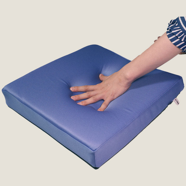 Washable low-resilience square seat cushion (with anti-slip)