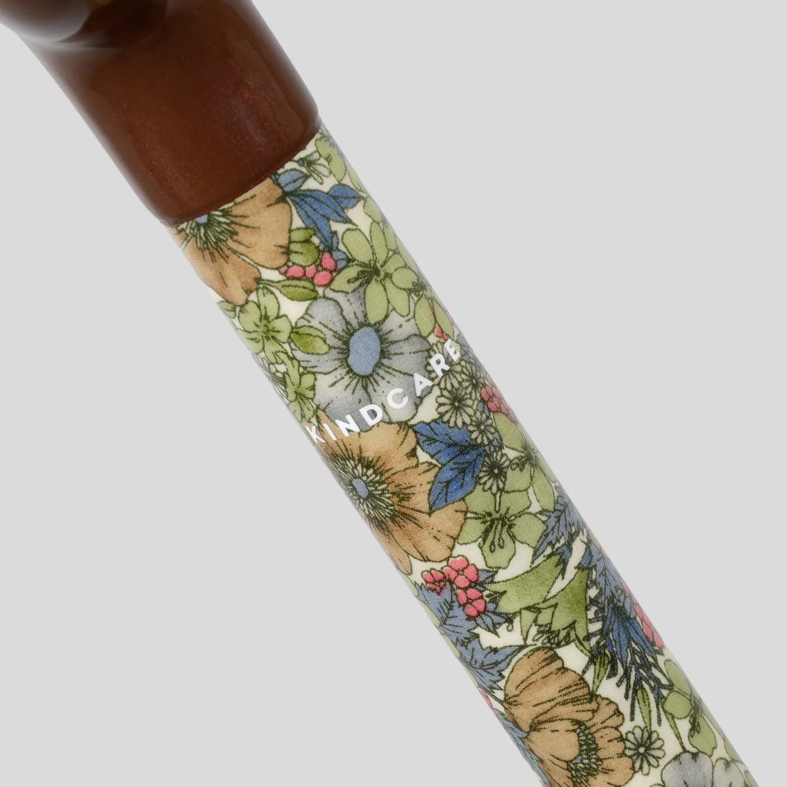 [自立式，可伸缩] 4 点扁平握把手杖，自由印花，GloriaFlowers
