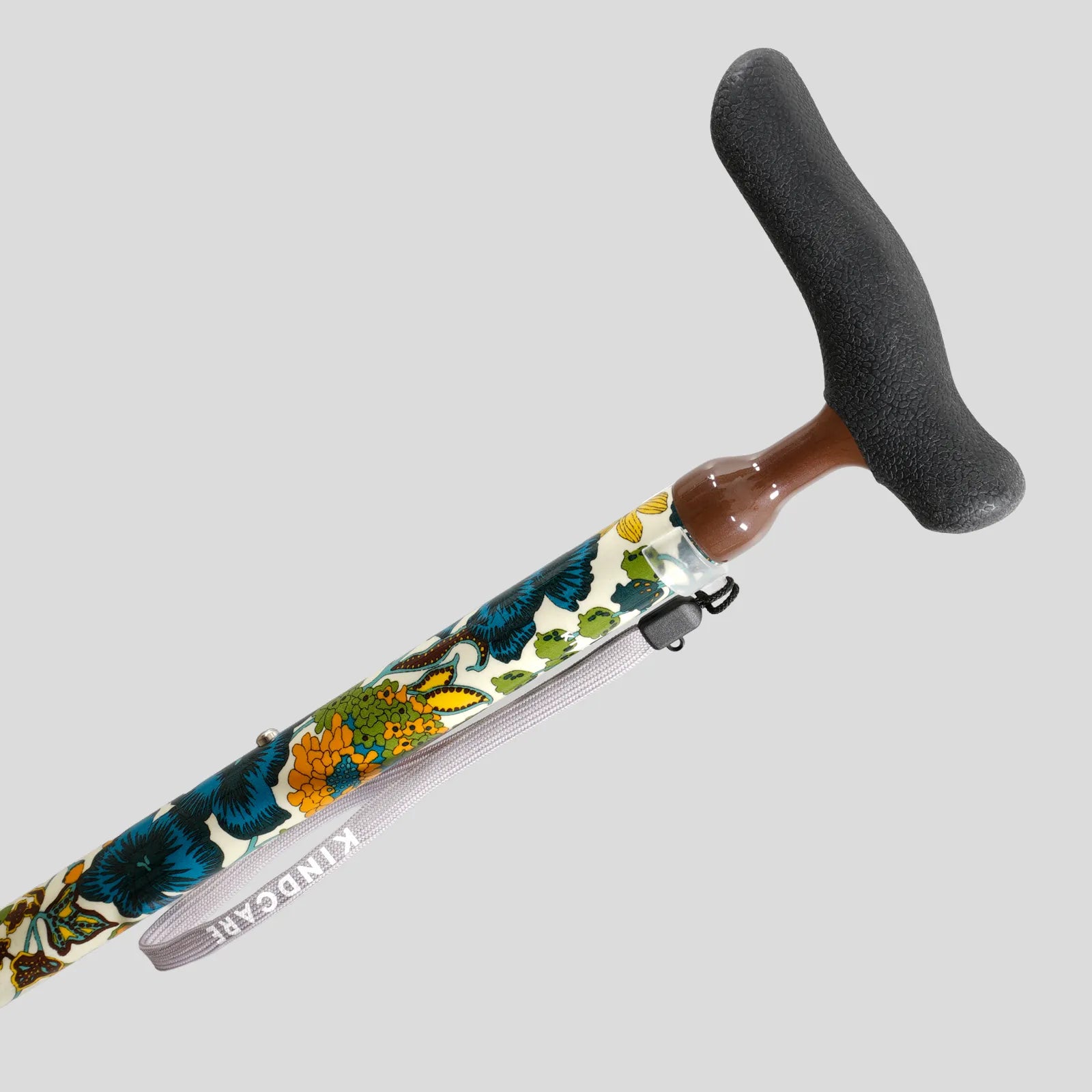 [Freestanding, Extendable, and Articulating] 4-Point Operation Cane, Liberty Print, Edna