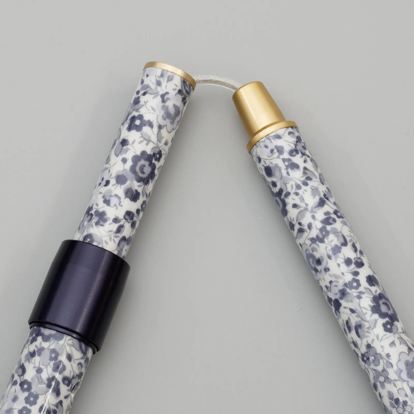 [Extendable &amp; Foldable, Top Handle] SLT Walking Stick, Liberty Print, Color, Slim Neck, Gloria Flowers
