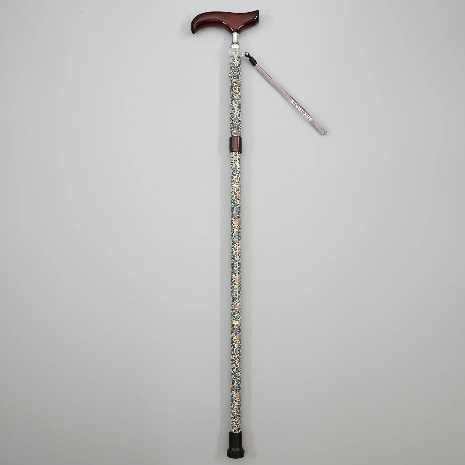 [Extendable &amp; Foldable, Top Handle] SLT Walking Stick, Liberty Print, Color, Slim Neck, Gloria Flowers