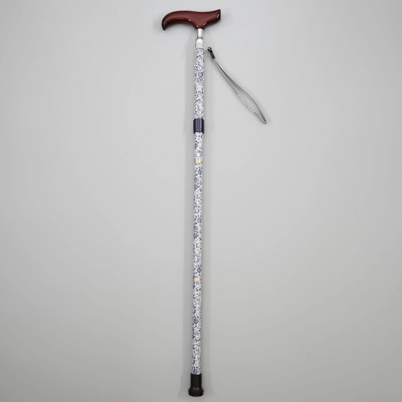 [Extendable &amp; Foldable, Top Handle] SLT Walking Stick, Liberty Print, Color, Slim Neck, Gloria Flowers