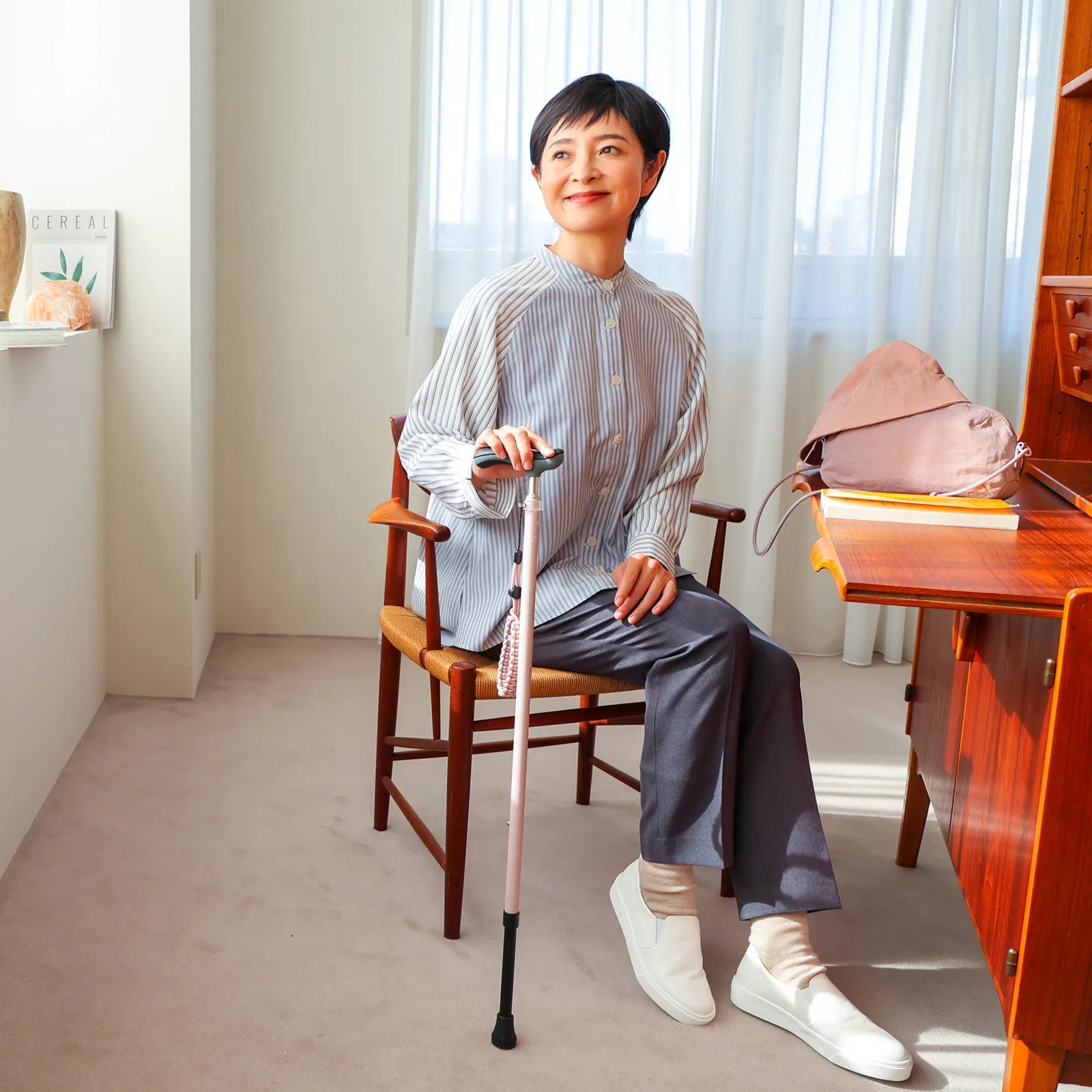 【和紙のように、美しく】Shrink Coating伸縮ステッキ