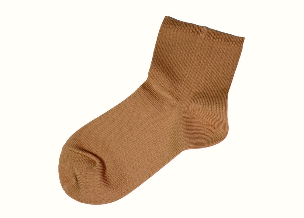 Loose-fitting socks, short length, cotton blend