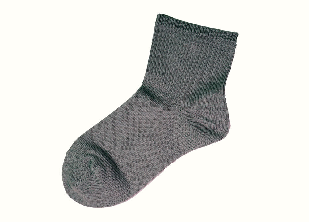 Loose-fitting socks, short length, cotton blend