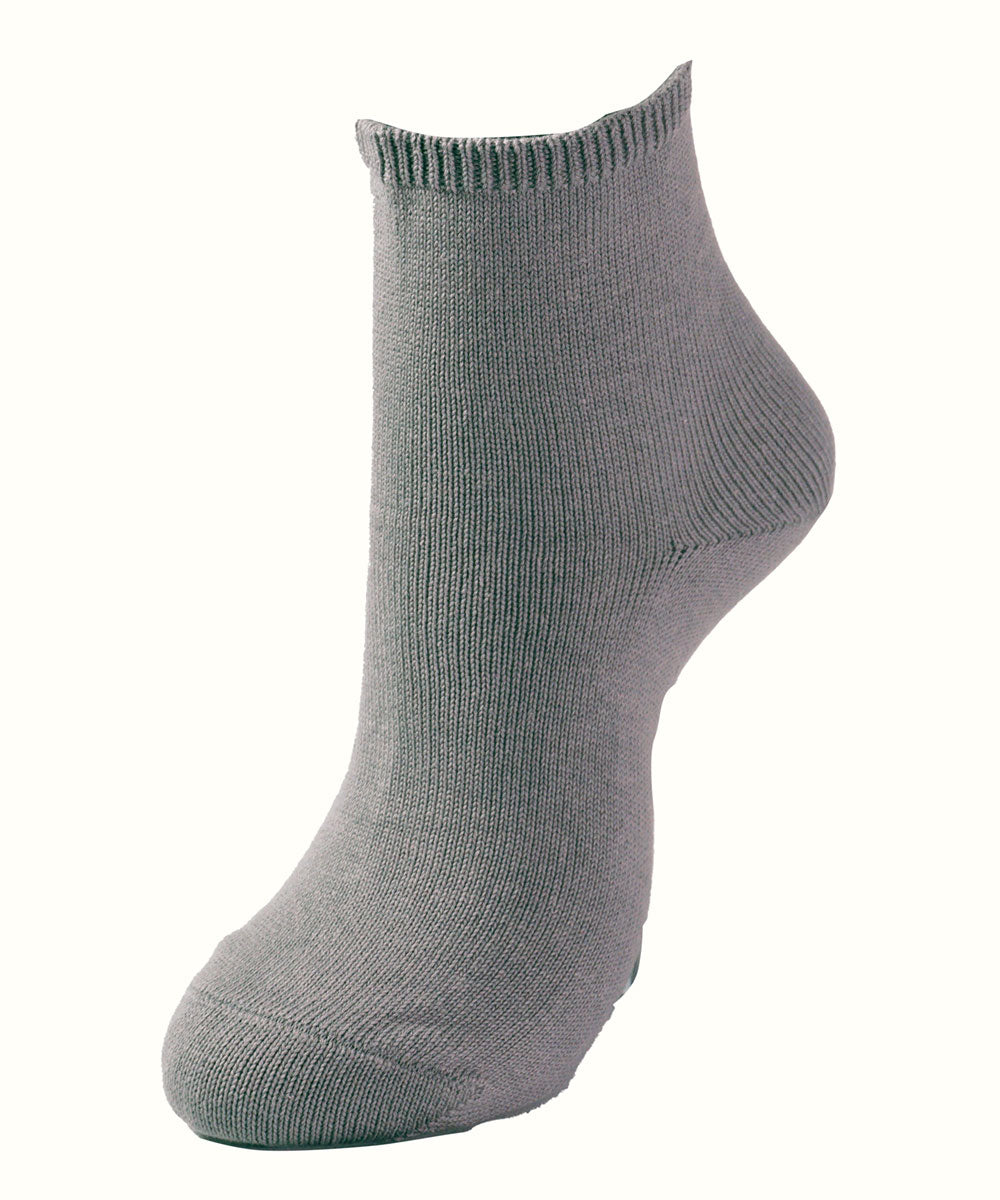 Loose-fitting socks, short length, cotton blend