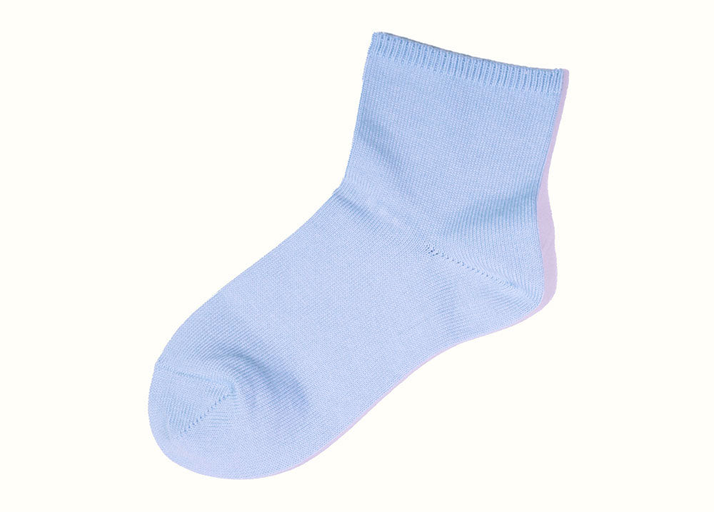 Loose-fitting socks, short length, cotton blend