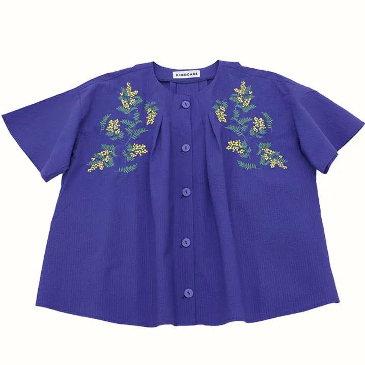 [100% cotton] Embroidered blouse