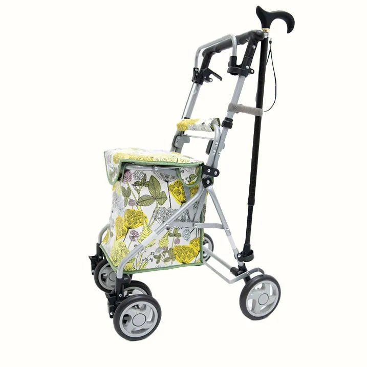 Finlayson 花柄 シルバーカー 収納ポケット付き おしゃれな北欧柄のシルバーカー |KINDCARE