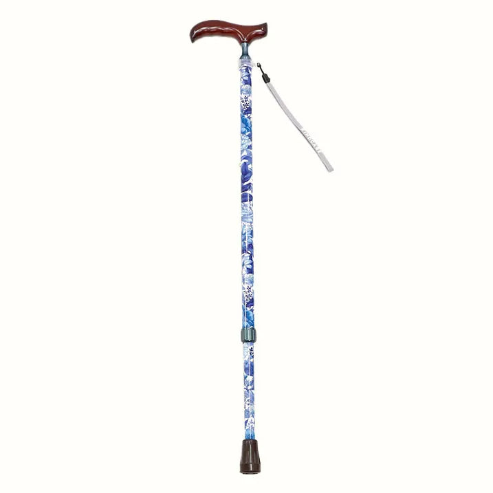 Stylish Vintage Floral Telescopic Walking Stick