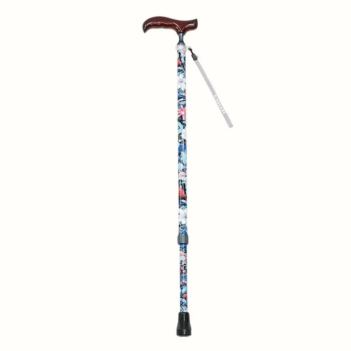 Stylish Vintage Floral Telescopic Walking Stick