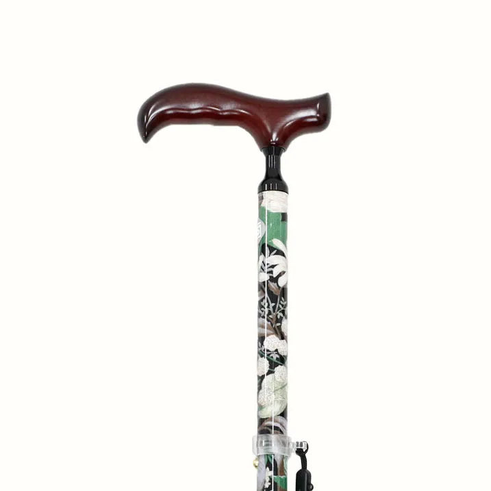 Stylish Vintage Floral Telescopic Walking Stick