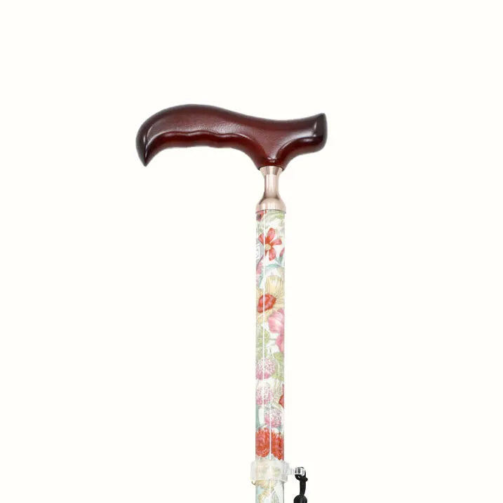 Stylish Vintage Floral Telescopic Walking Stick