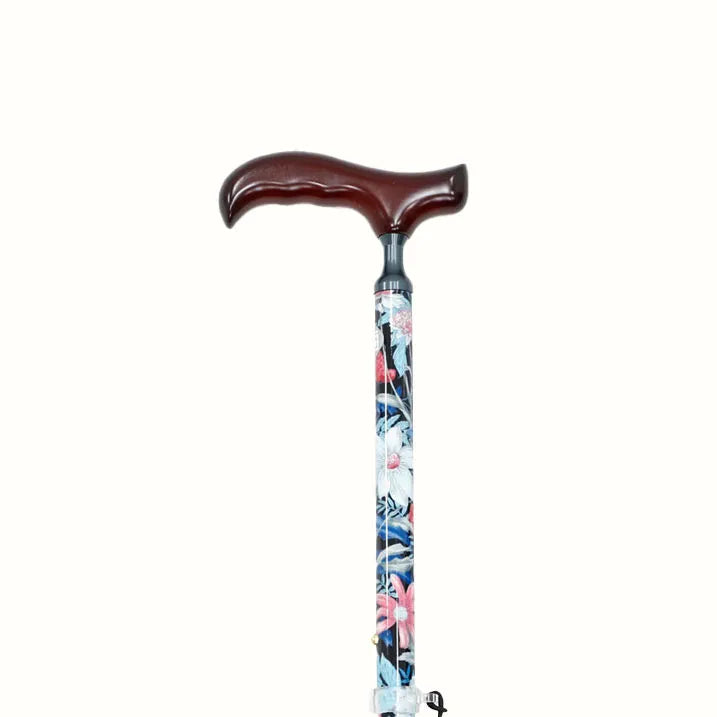 Stylish Vintage Floral Telescopic Walking Stick