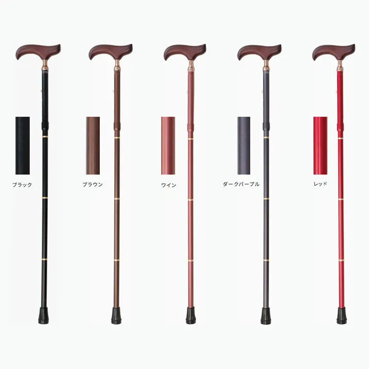 [Extendable &amp; foldable, plain] SLT walking stick, color, slim neck