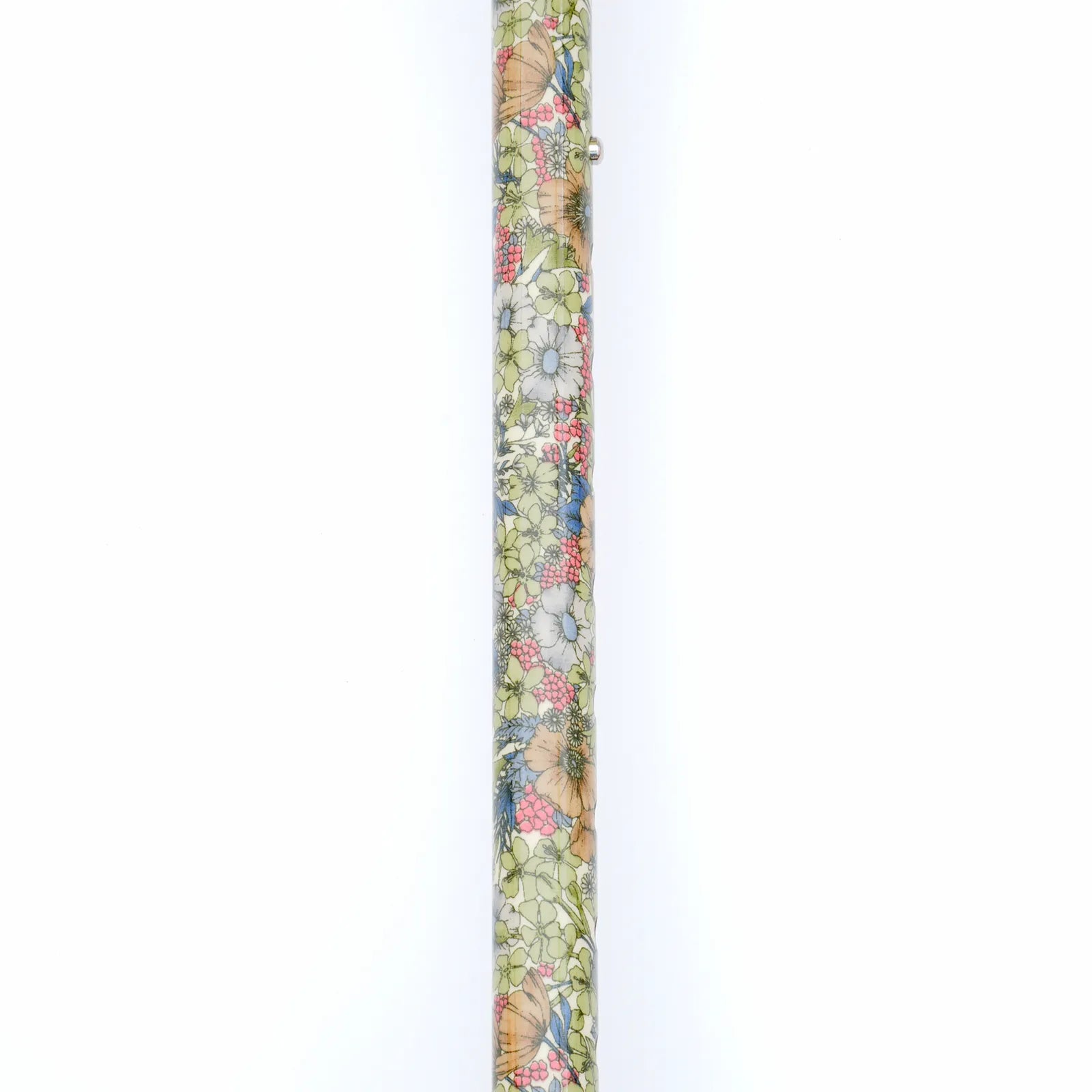 [自立式，可伸缩] 4 点扁平握把手杖，自由印花，GloriaFlowers
