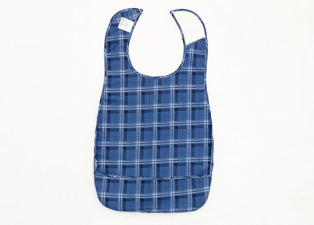 Dining Apron Half Check Pattern