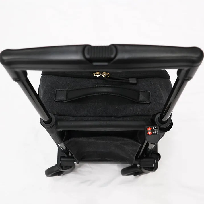 【多機能ポケット】ドットエンブロイダリー ミニスクエア　横押カート