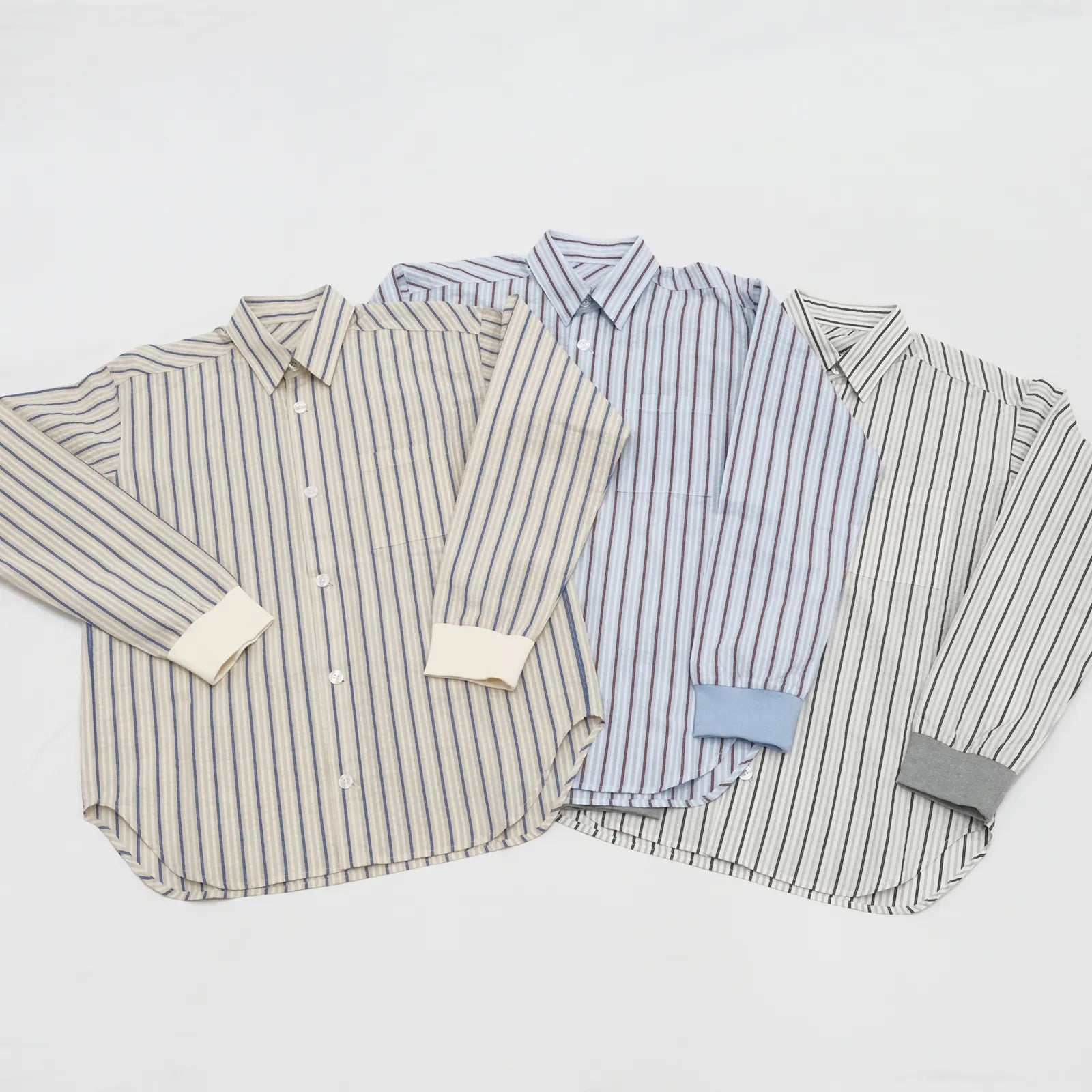 [Adult Summer Shirt] Striped Soccer Shirt