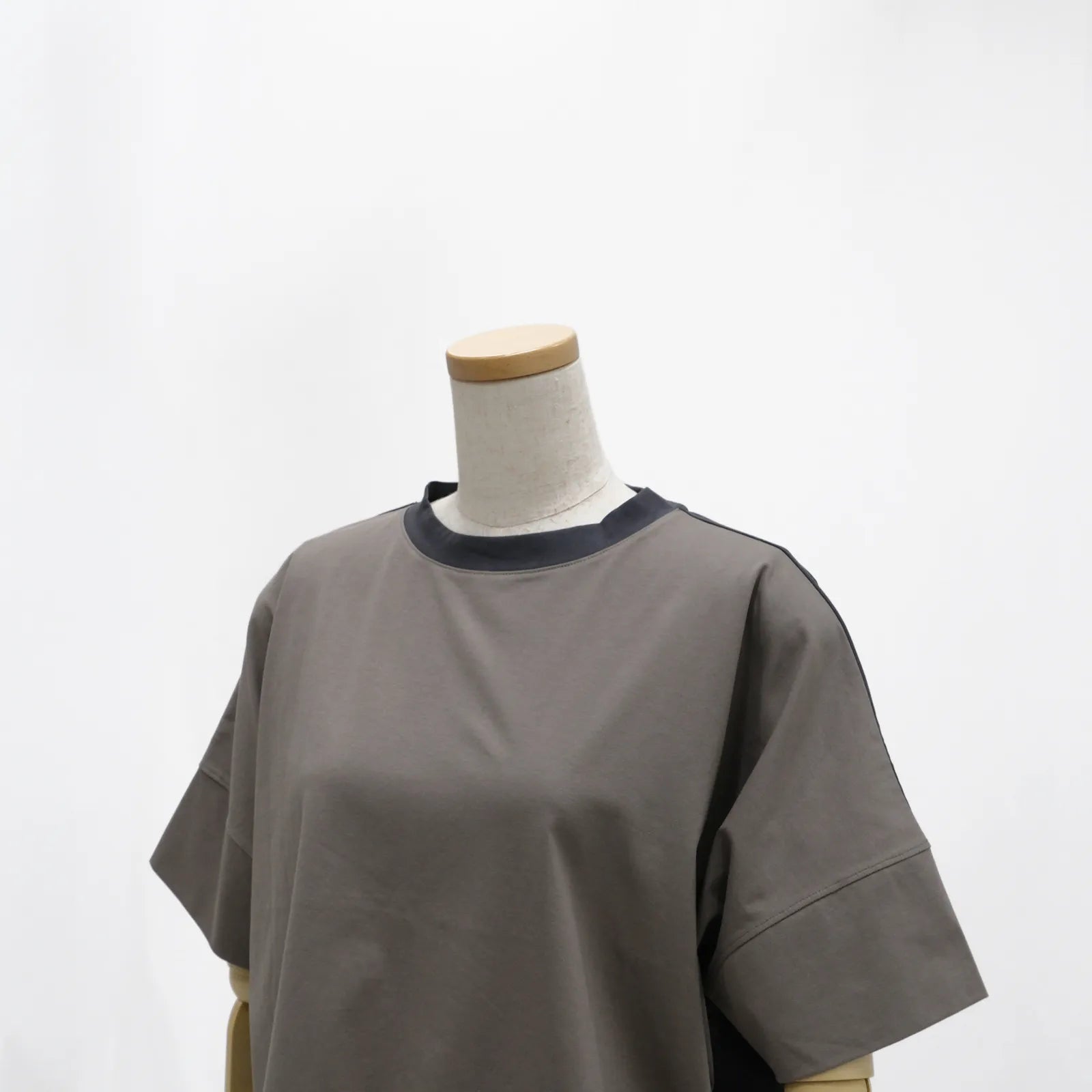 【UVカット機能・接触冷感】カラーブロッキングドルマンTシャツ