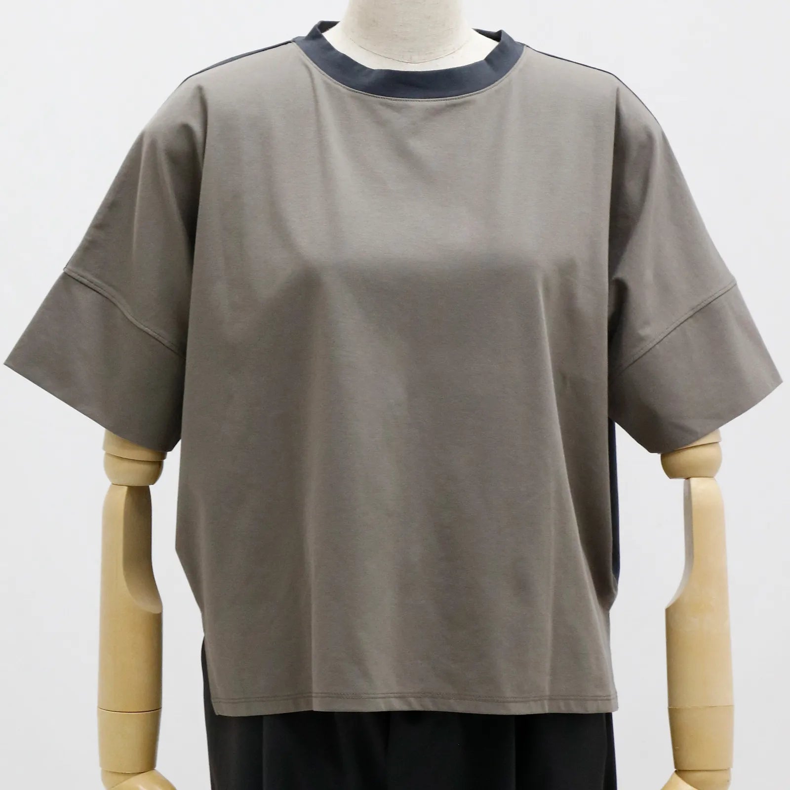 【UVカット機能・接触冷感】カラーブロッキングドルマンTシャツ