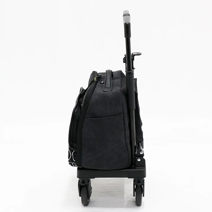 【多機能ポケット】ドットエンブロイダリー ミニスクエア　横押カート