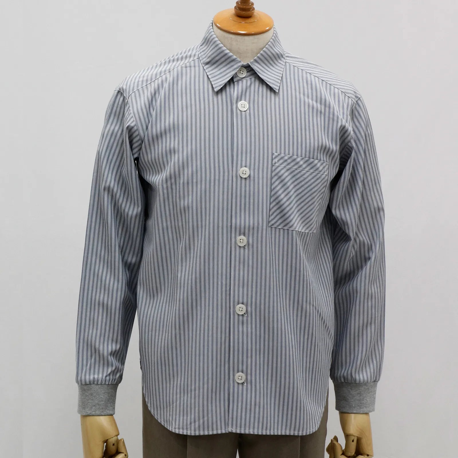 【接触冷感・UV機能】クラシックストライプシャツ