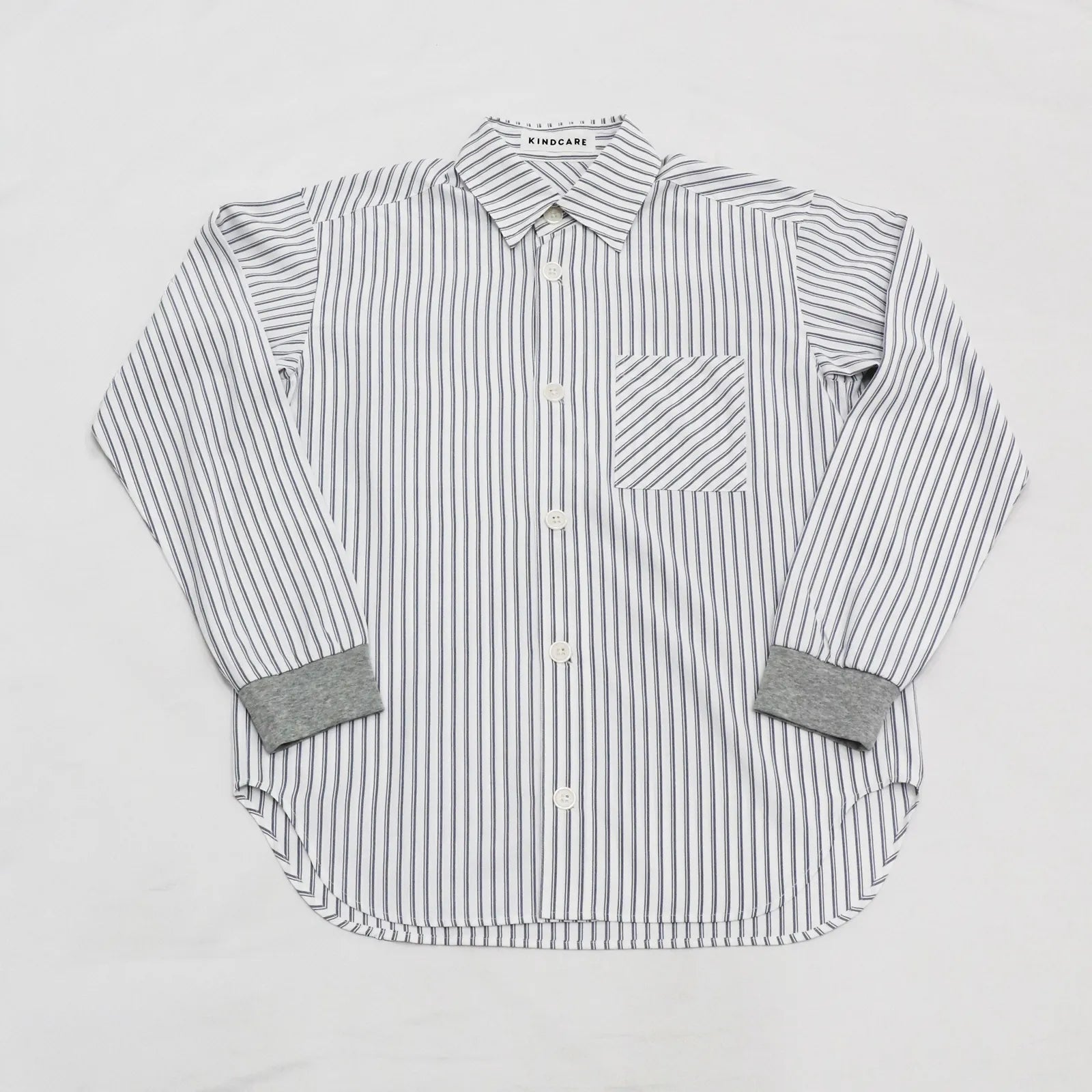 【接触冷感・UV機能】クラシックストライプシャツ