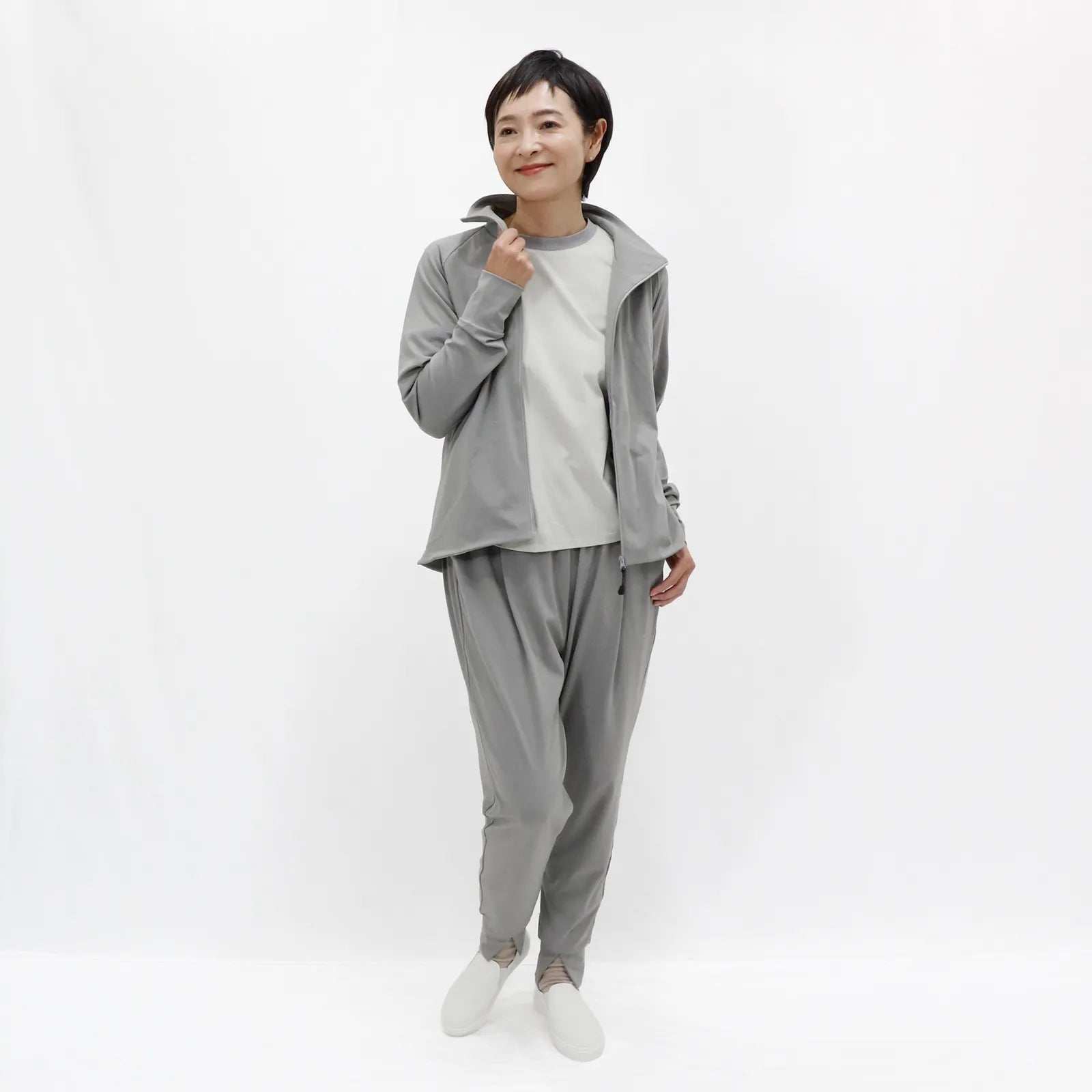 【UVカット・吸水速乾】レディースストレッチブルゾン