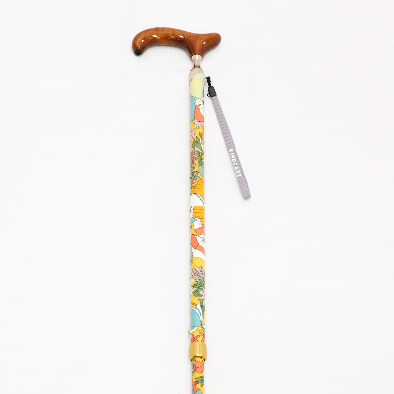[Stretchable/All-over Pattern] Liberty Stretchable Color Handle Walking Stick