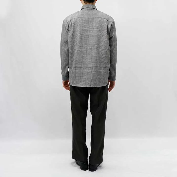[Comfortable to wear x Easy to care for] Glen plaid shirt