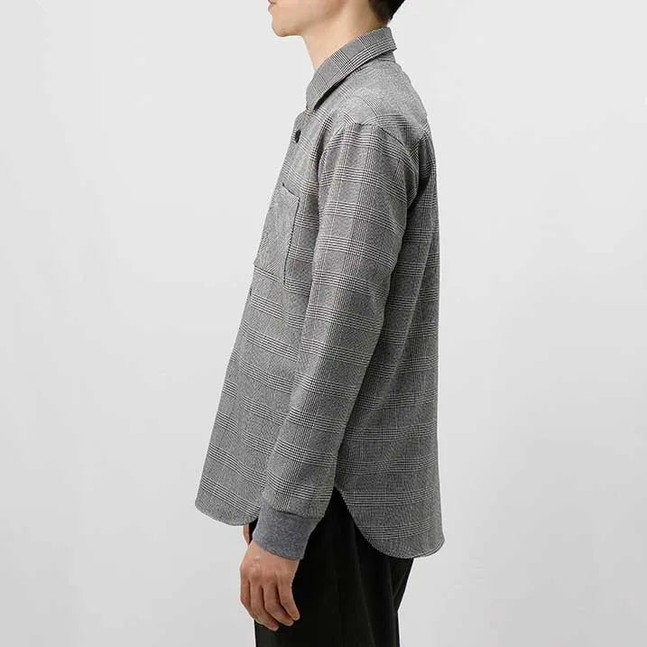 [Comfortable to wear x Easy to care for] Glen plaid shirt