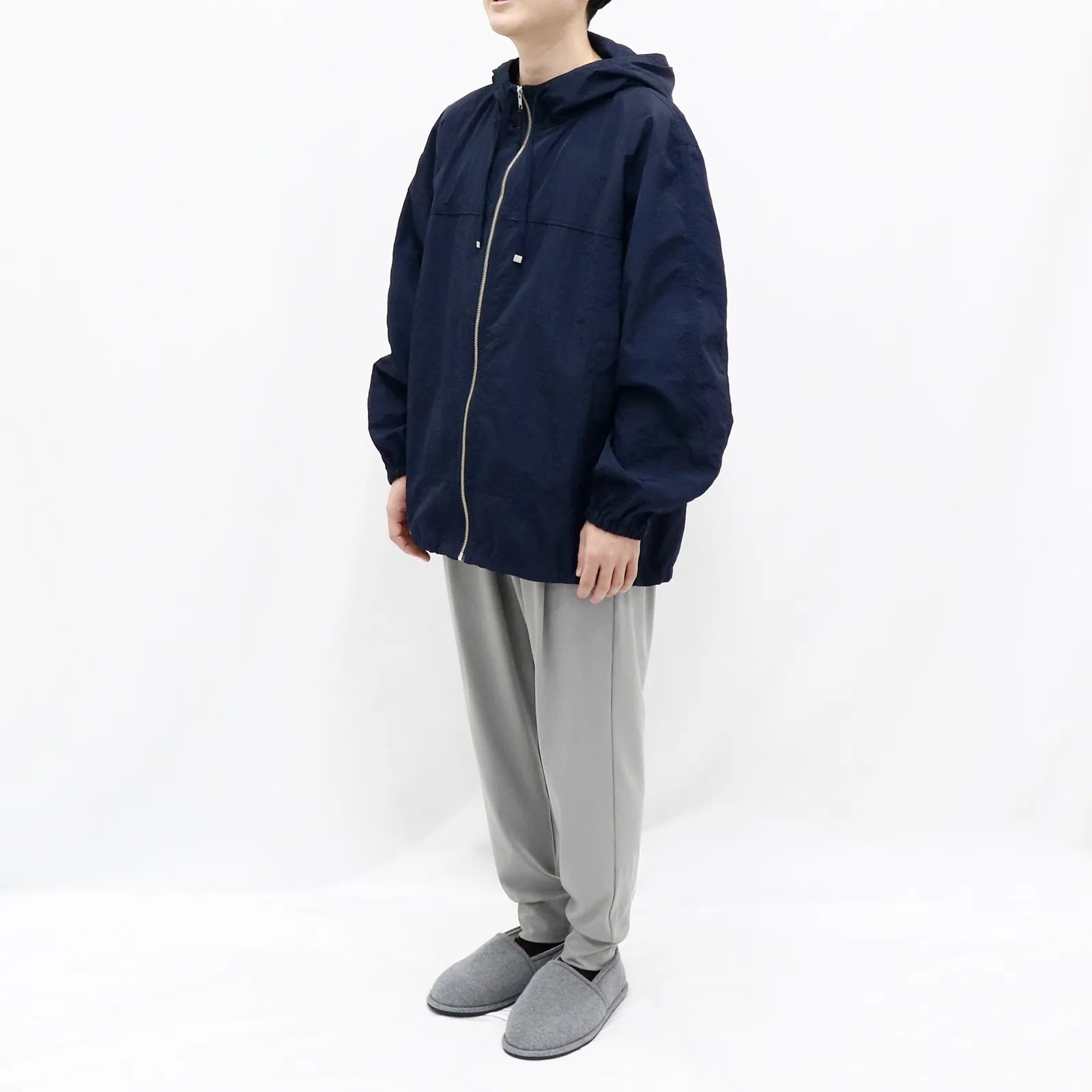 【花粉ガードで快適なお出掛け】メンズ花粉ガードパーカー