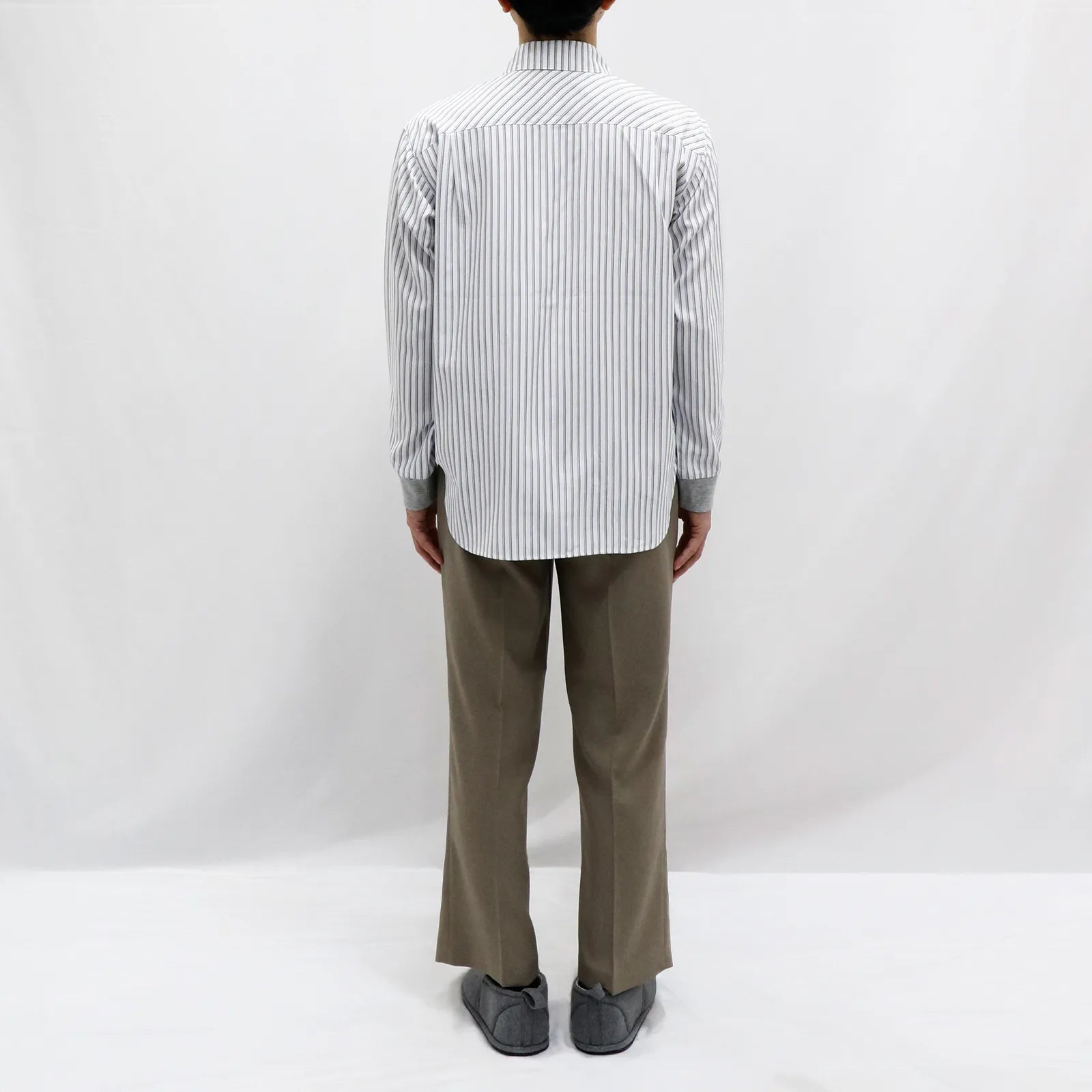 【接触冷感・UV機能】クラシックストライプシャツ