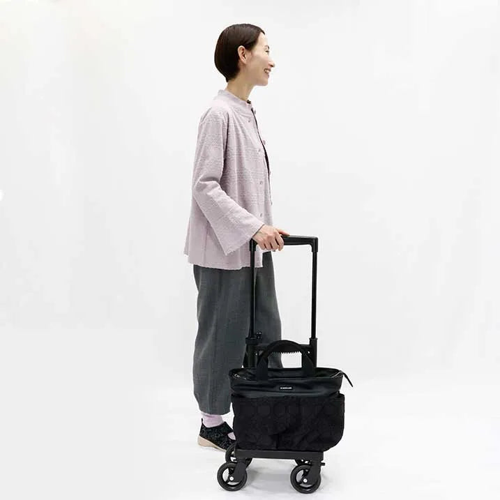 ドットエンブロイダリー トート　横押カート