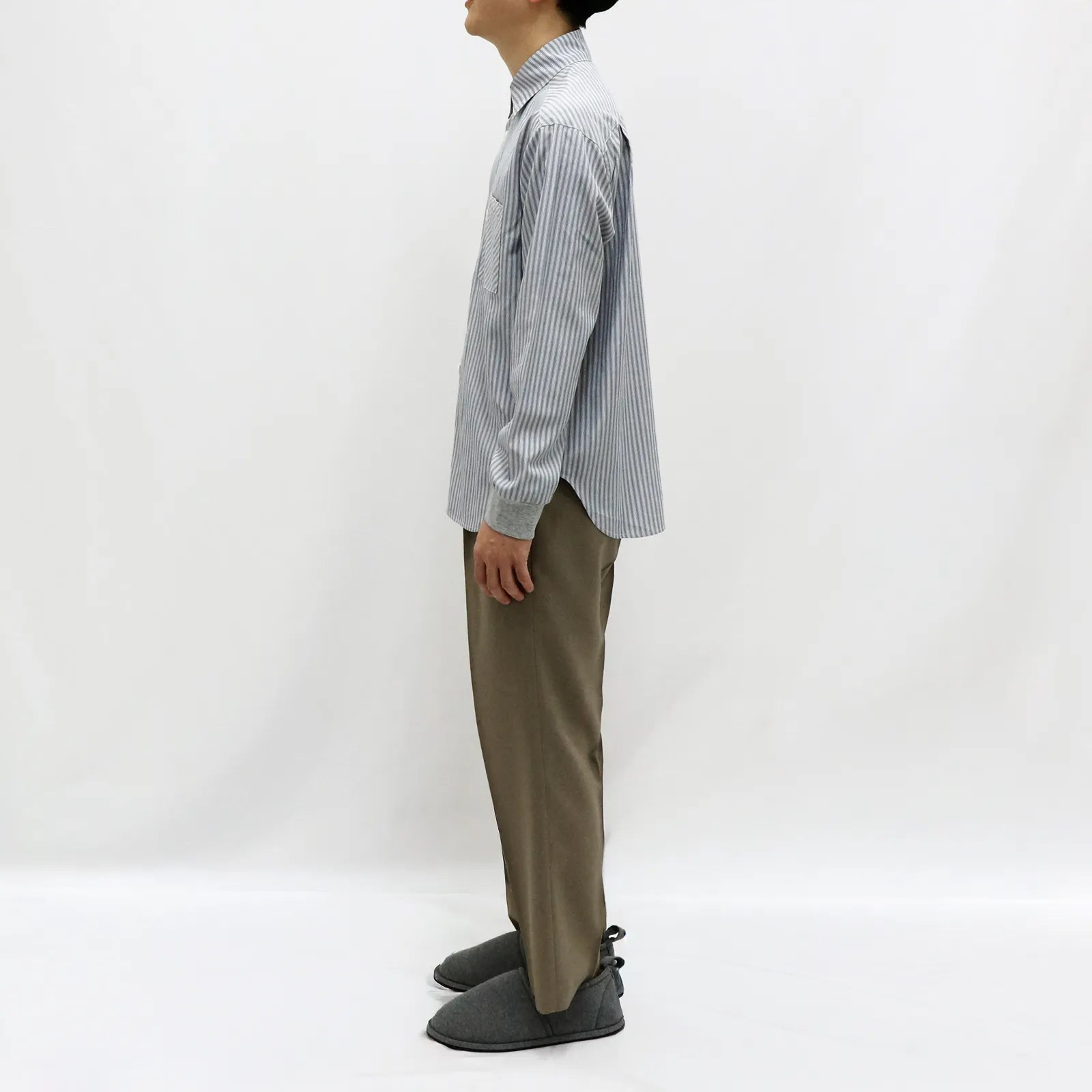 【接触冷感・UV機能】クラシックストライプシャツ