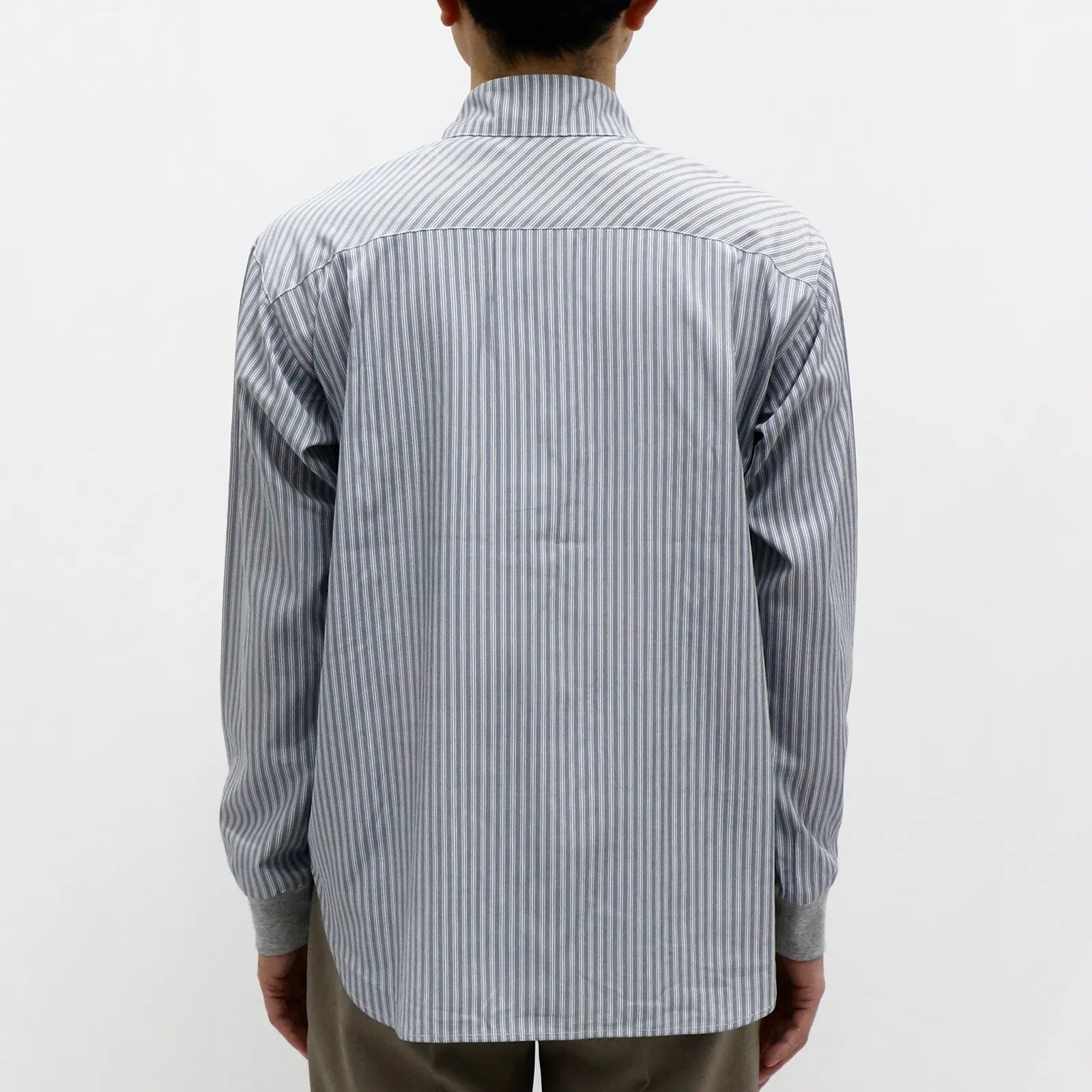 【接触冷感・UV機能】クラシックストライプシャツ