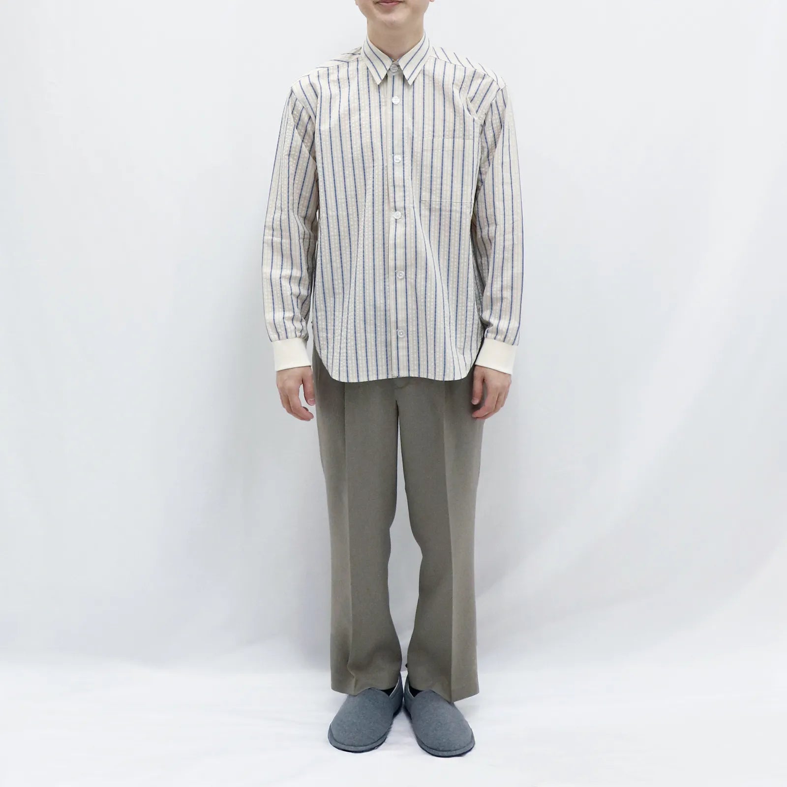 [Adult Summer Shirt] Striped Soccer Shirt
