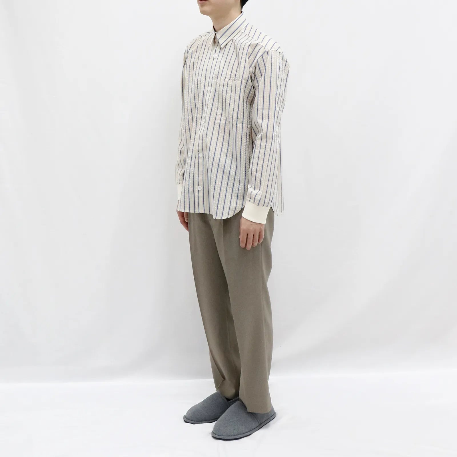 [Adult Summer Shirt] Striped Soccer Shirt